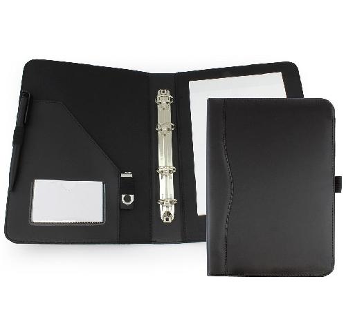 Promotional Black Houghton A5 Ring Binders Custom Logo